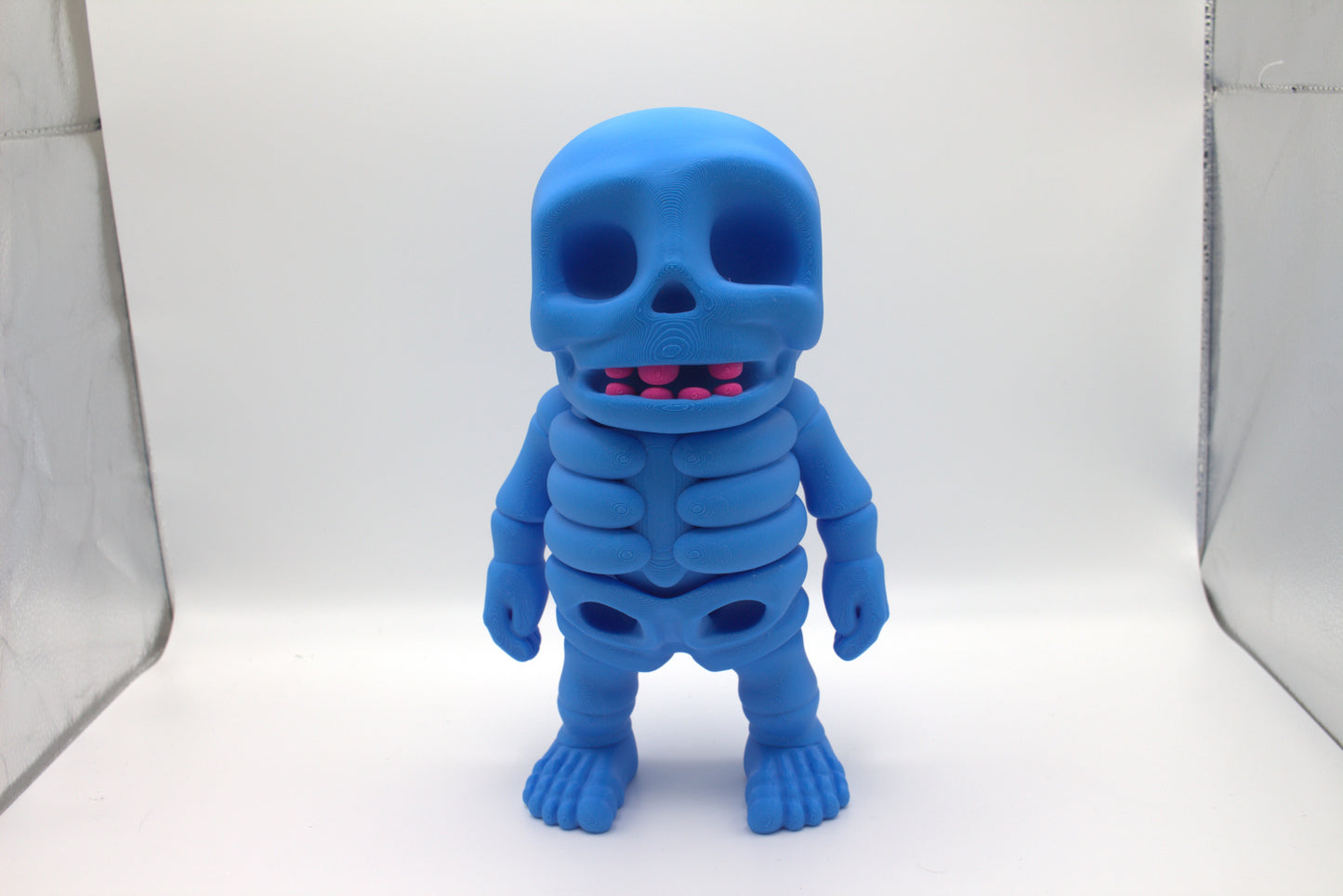 3D Printed Colorful Articulated Skeleton Collectibles