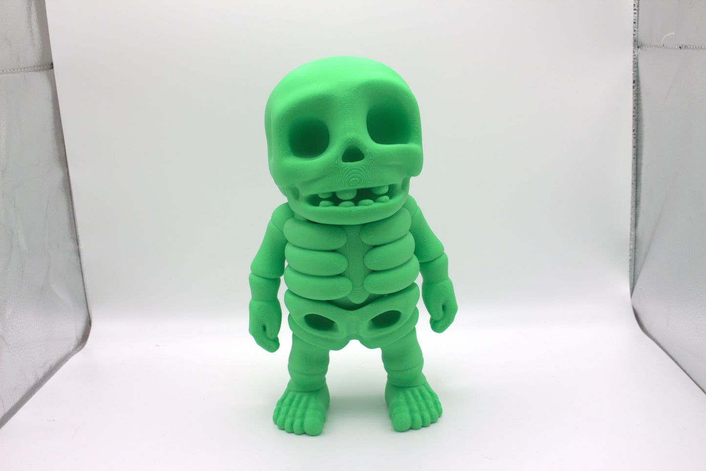 3D Printed Colorful Articulated Skeleton Collectibles