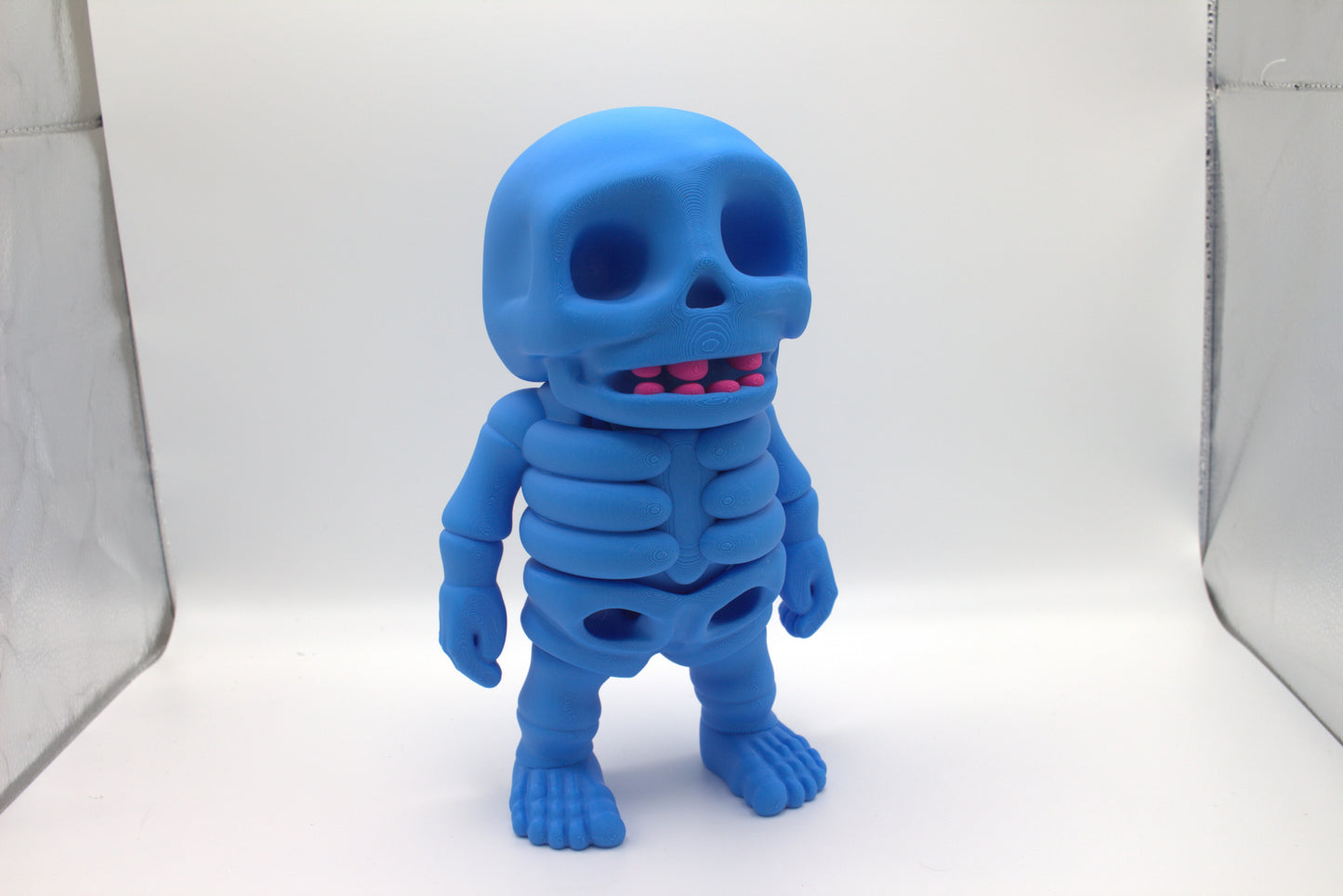 3D Printed Colorful Articulated Skeleton Collectibles