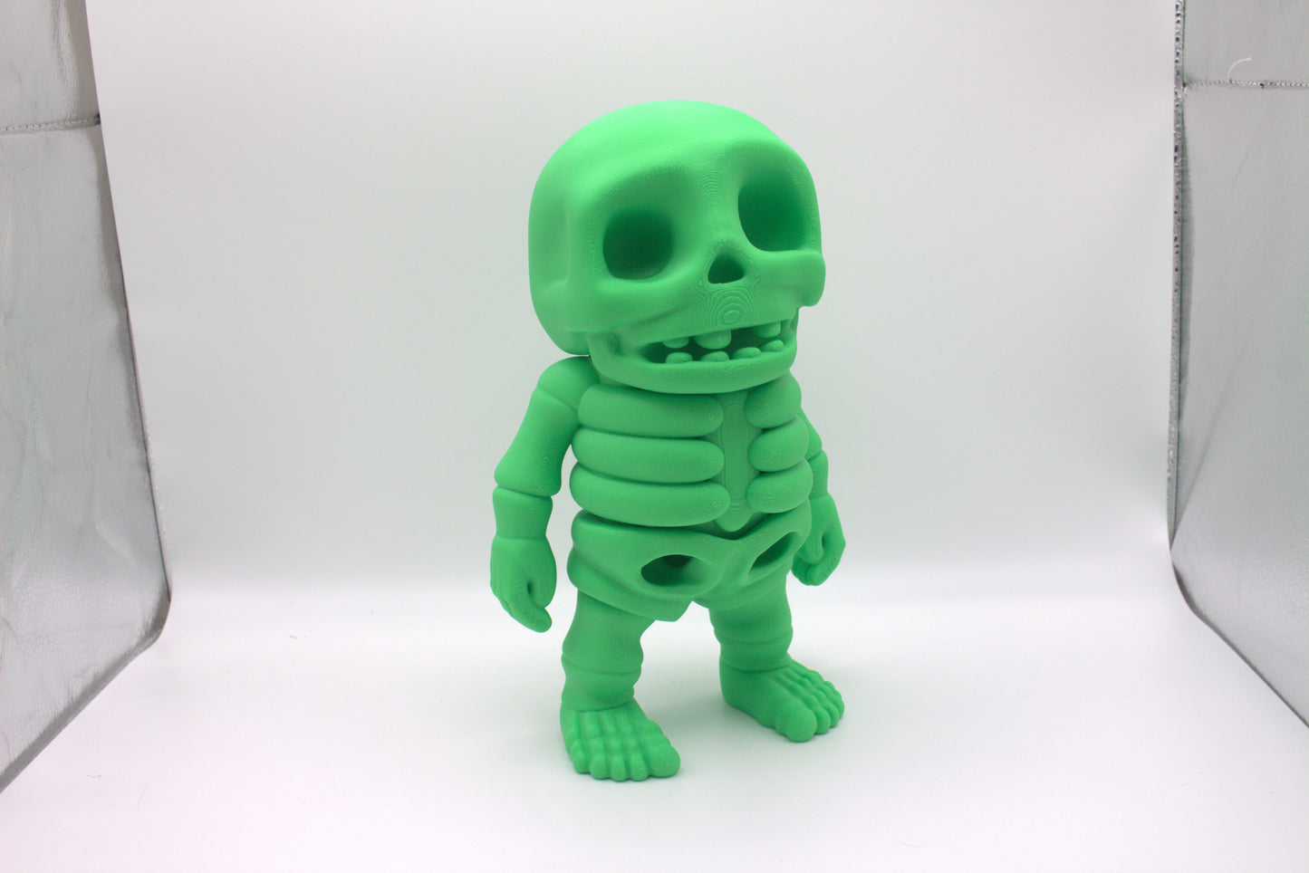 3D Printed Colorful Articulated Skeleton Collectibles