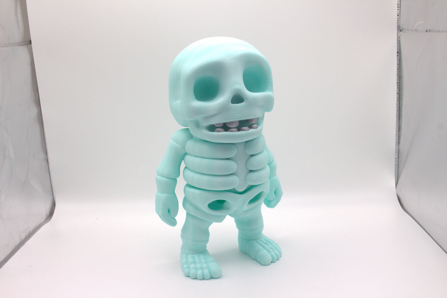 3D Printed Colorful Articulated Skeleton Collectibles