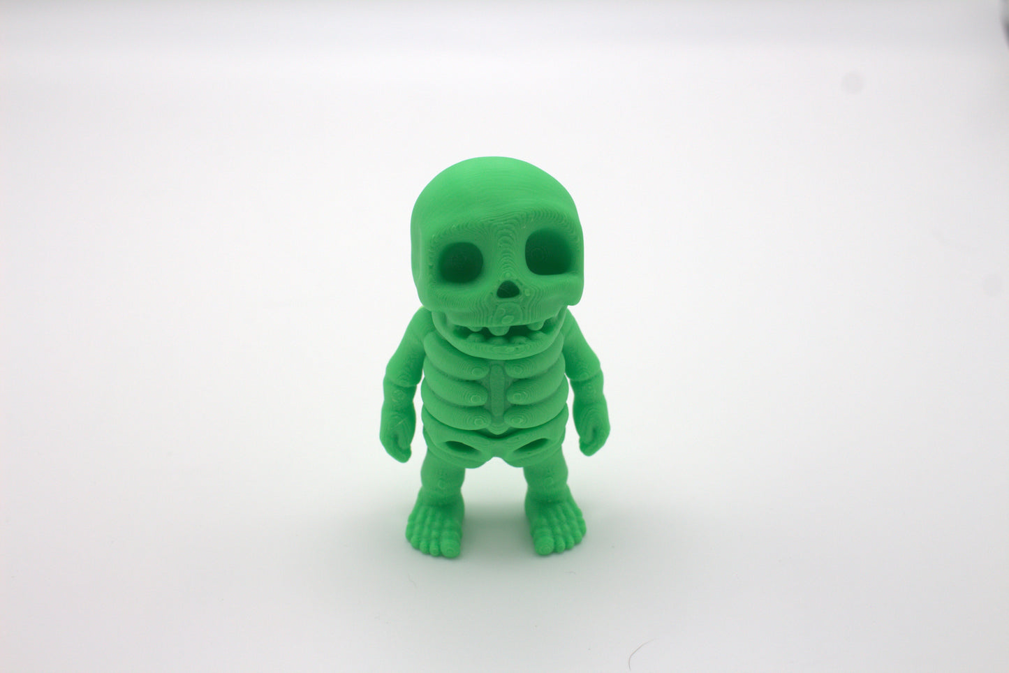 3D Printed Colorful Articulated Skeleton Collectibles