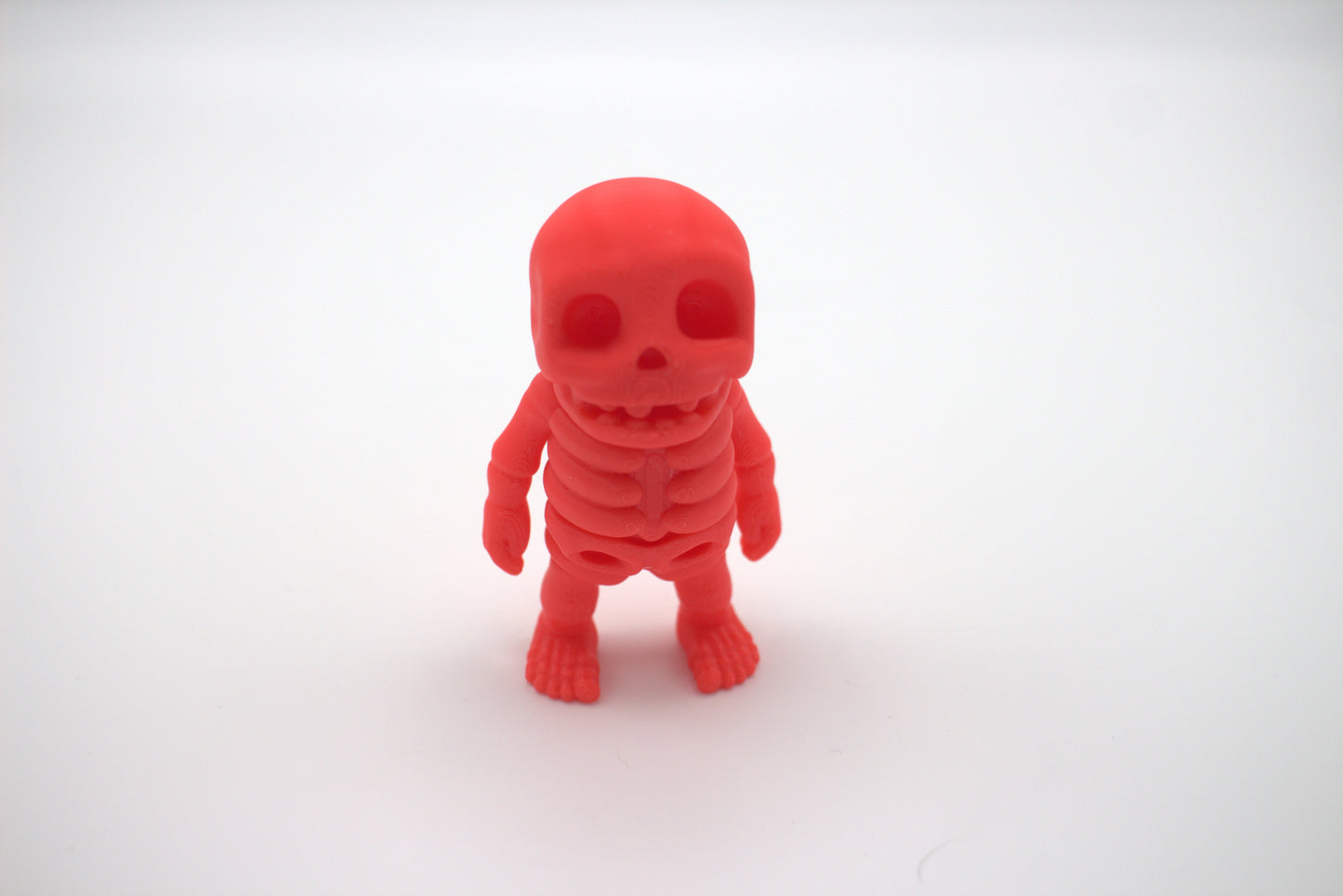 3D Printed Colorful Articulated Skeleton Collectibles