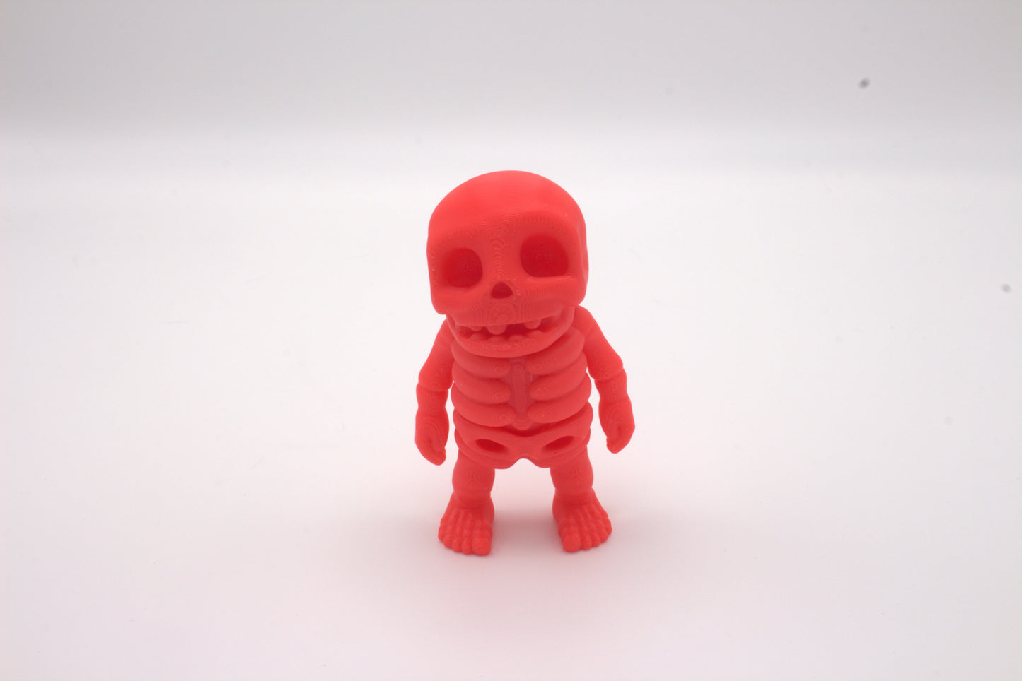 3D Printed Colorful Articulated Skeleton Collectibles