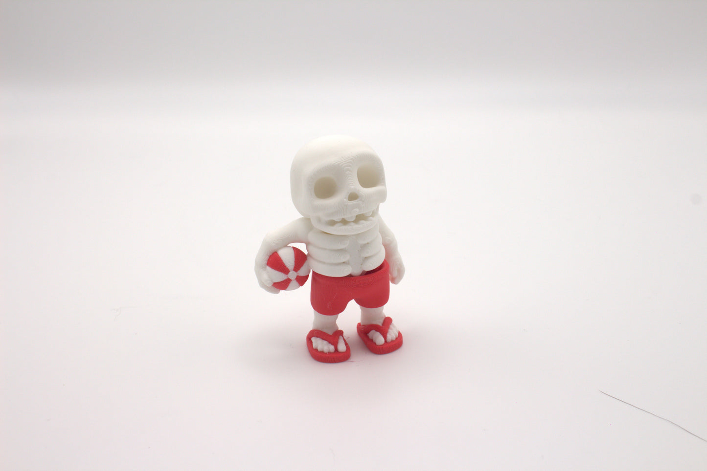 3D Printed Colorful Articulated Skeleton Collectibles