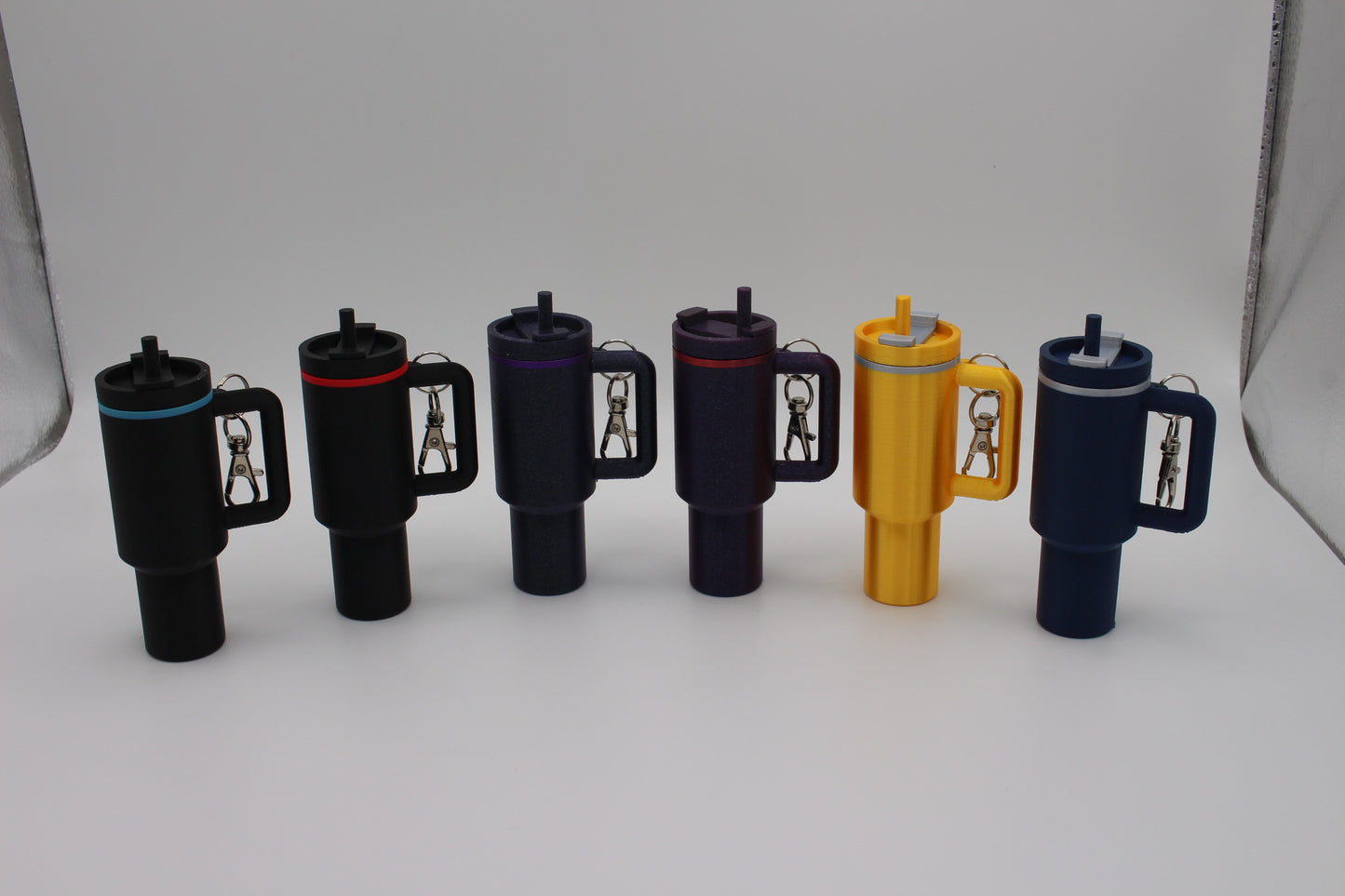 3D-Printed Tumbler Keychains - Perfect for Display, Gifts or Collection Addition