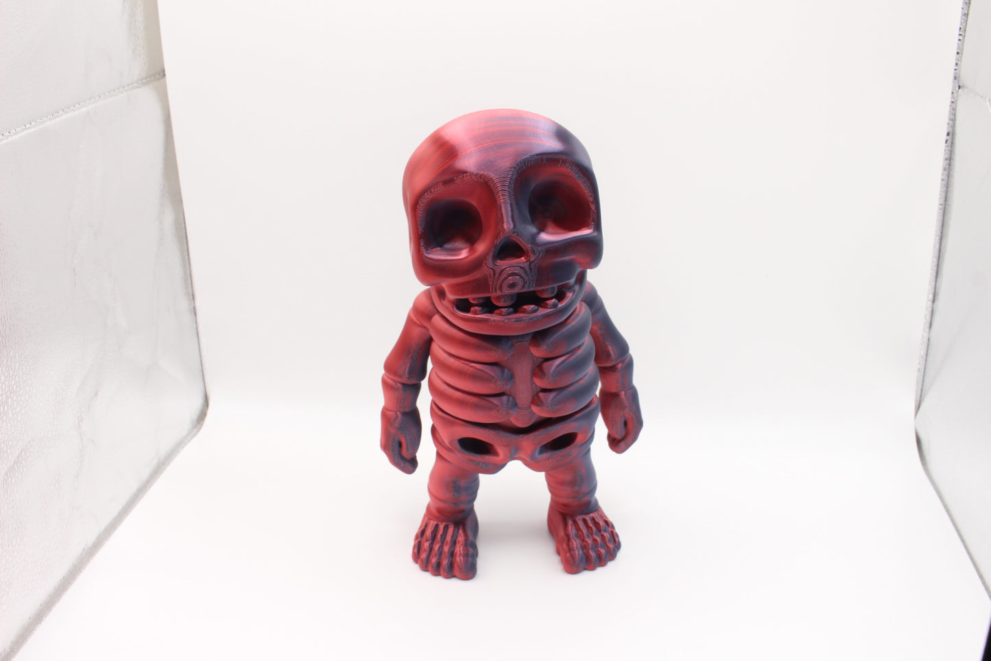 3D Printed Colorful Articulated Skeleton Collectibles