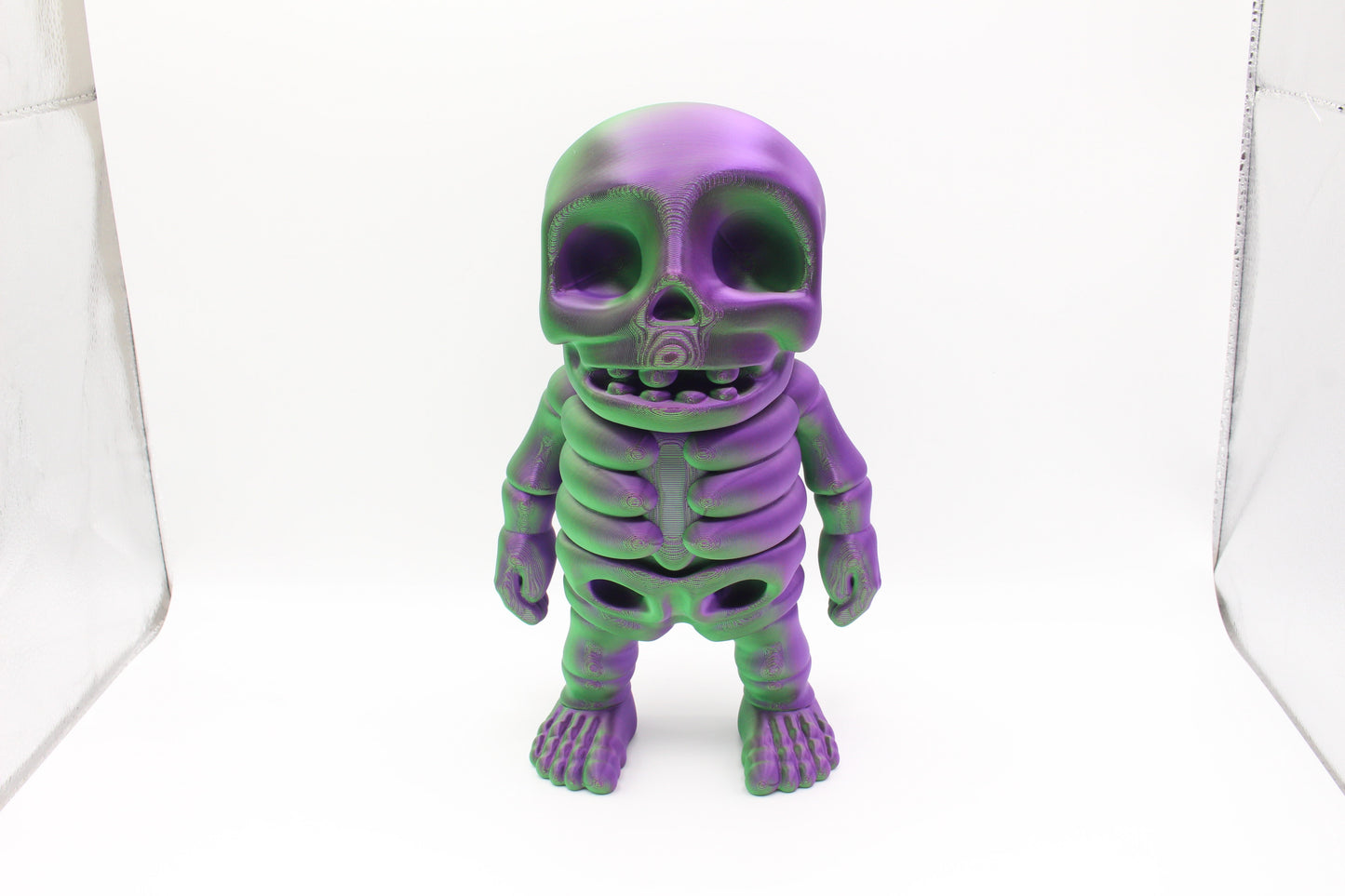 3D Printed Colorful Articulated Skeleton Collectibles