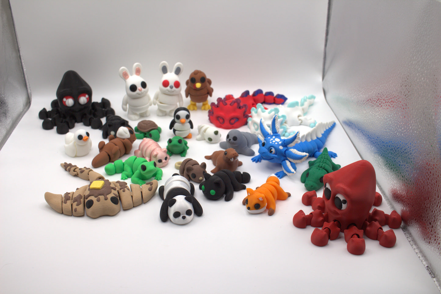 Animals - 3D-Printed Articulated & Non Articulated- Perfect for Display, Gifts or Collection Addition