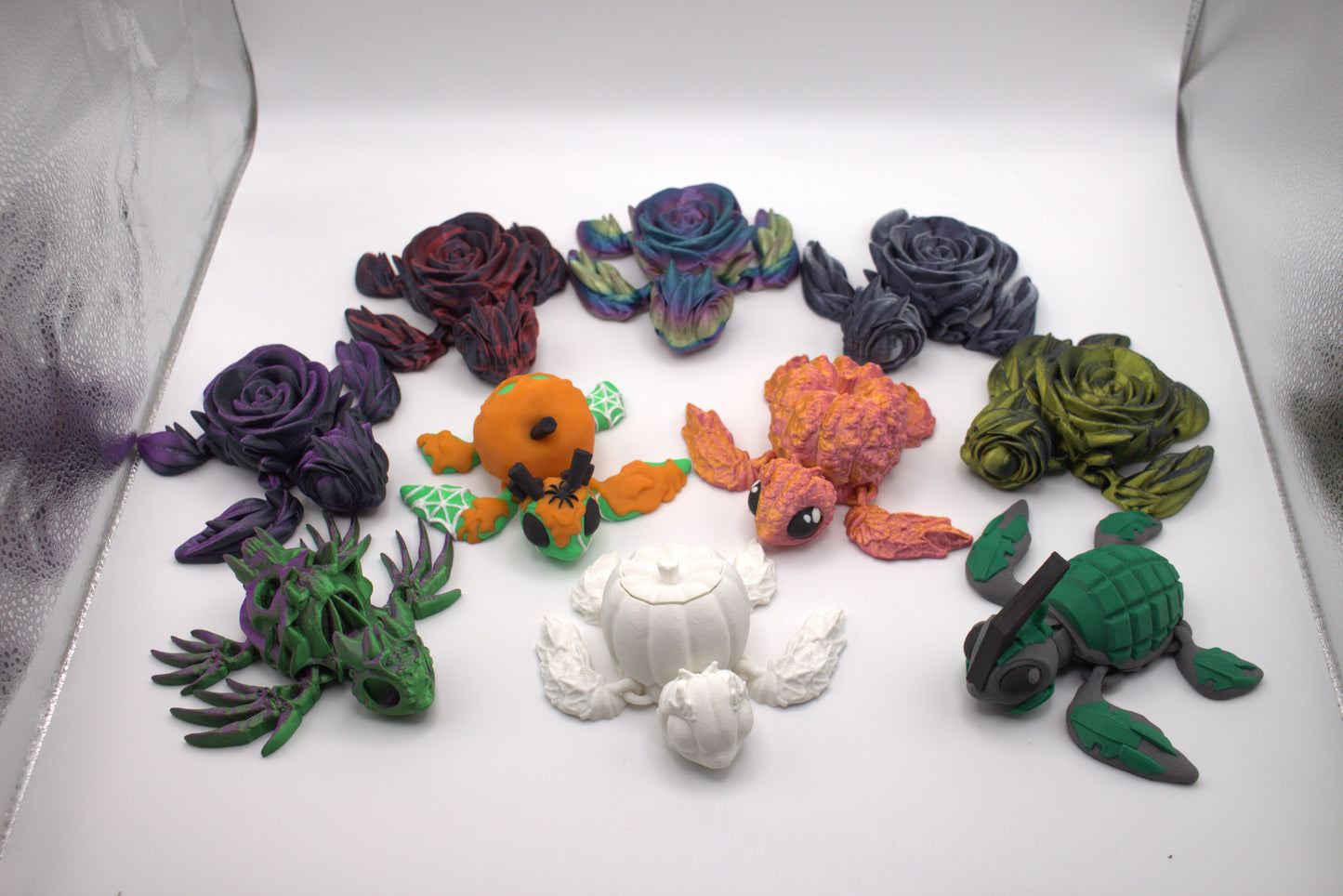 3D-Printed Articulated Turtles - Perfect for Display, Gifts or Collection Addition