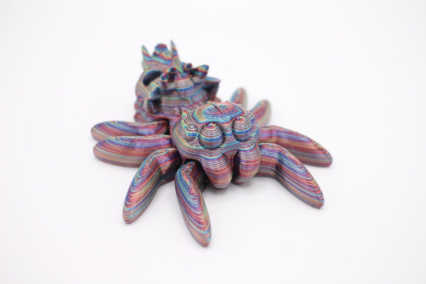 3D Printed Articulated Spiders Toys for Imaginative Play