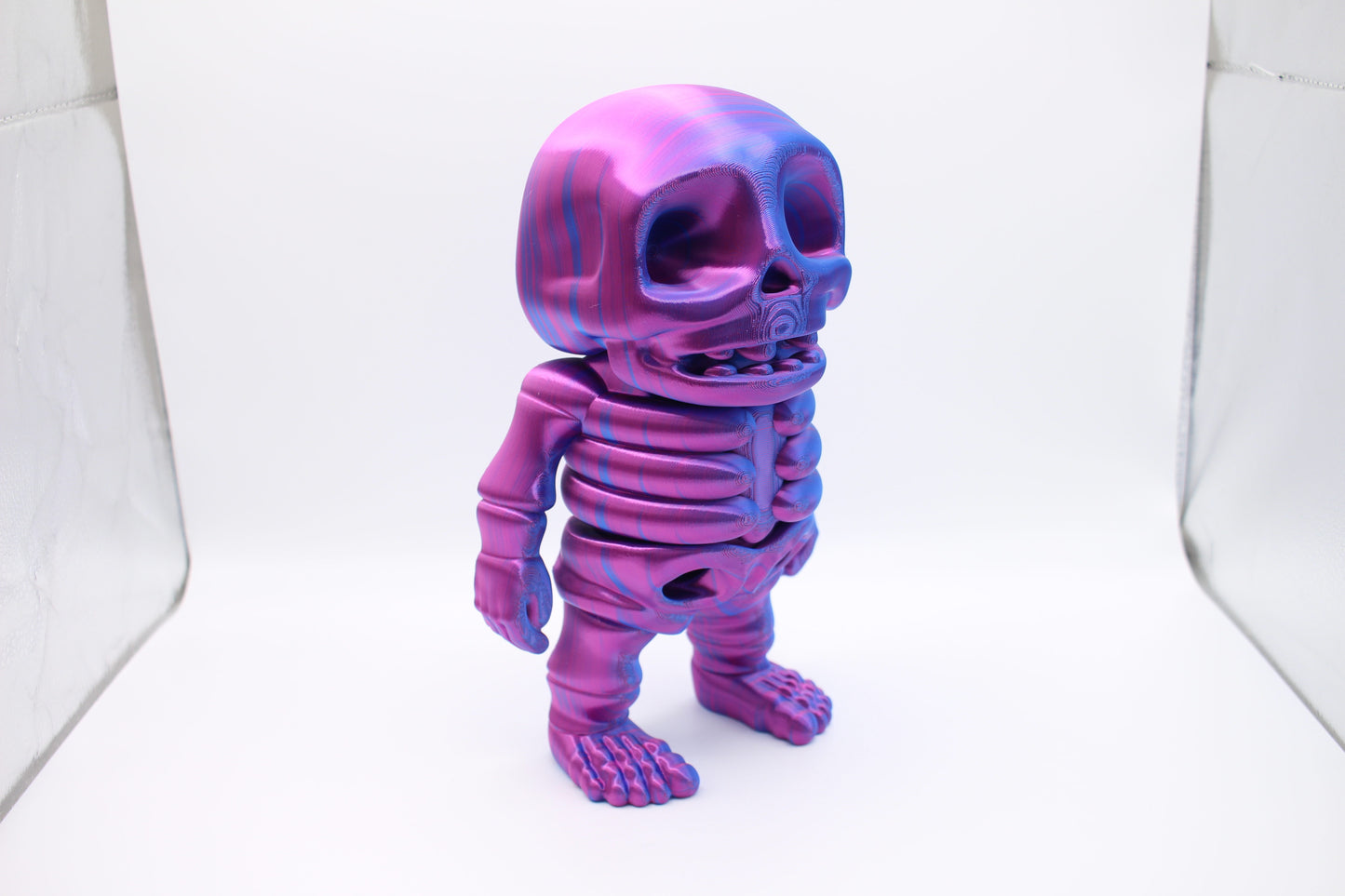 3D Printed Colorful Articulated Skeleton Collectibles