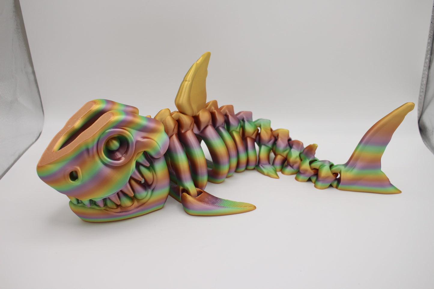 3D Printed Colorful Articulated Skeleton Collectibles