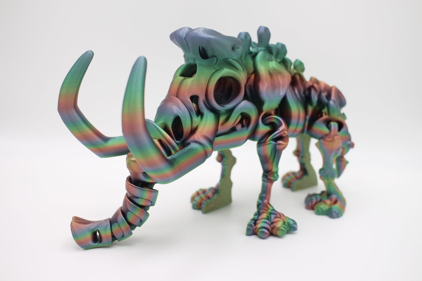 3D Printed Colorful Articulated Skeleton Collectibles