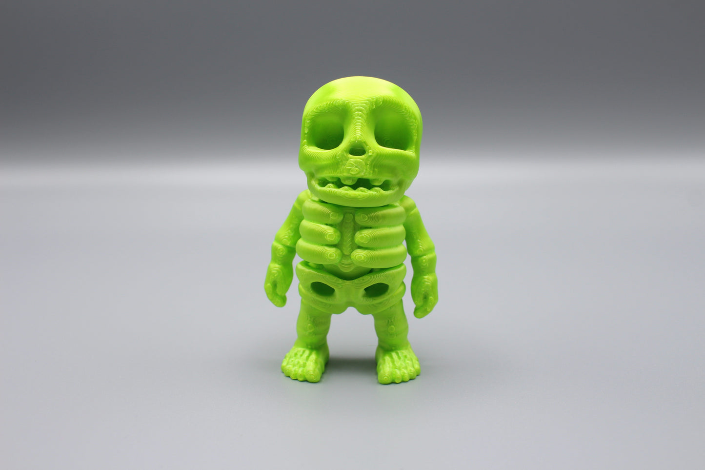 3D Printed Colorful Articulated Skeleton Collectibles