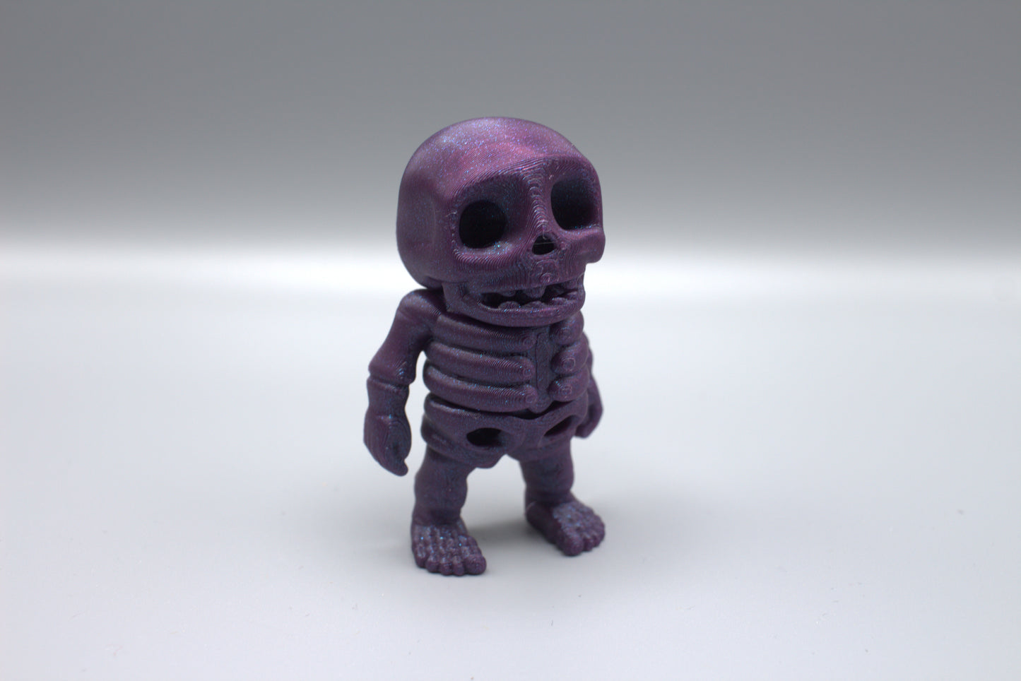 3D Printed Colorful Articulated Skeleton Collectibles