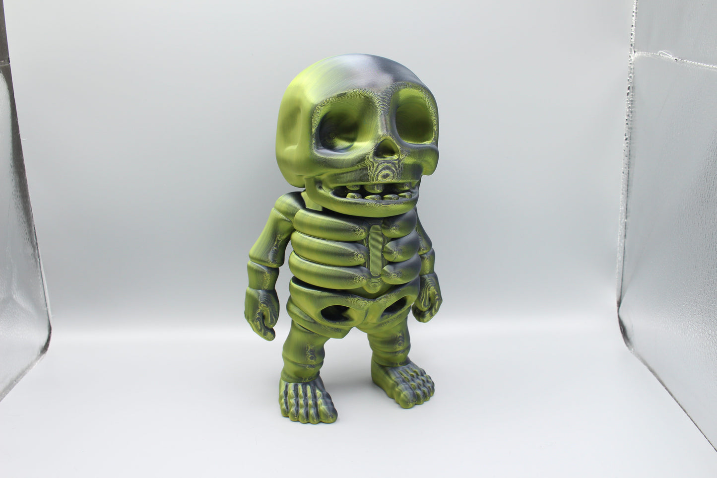 3D Printed Colorful Articulated Skeleton Collectibles