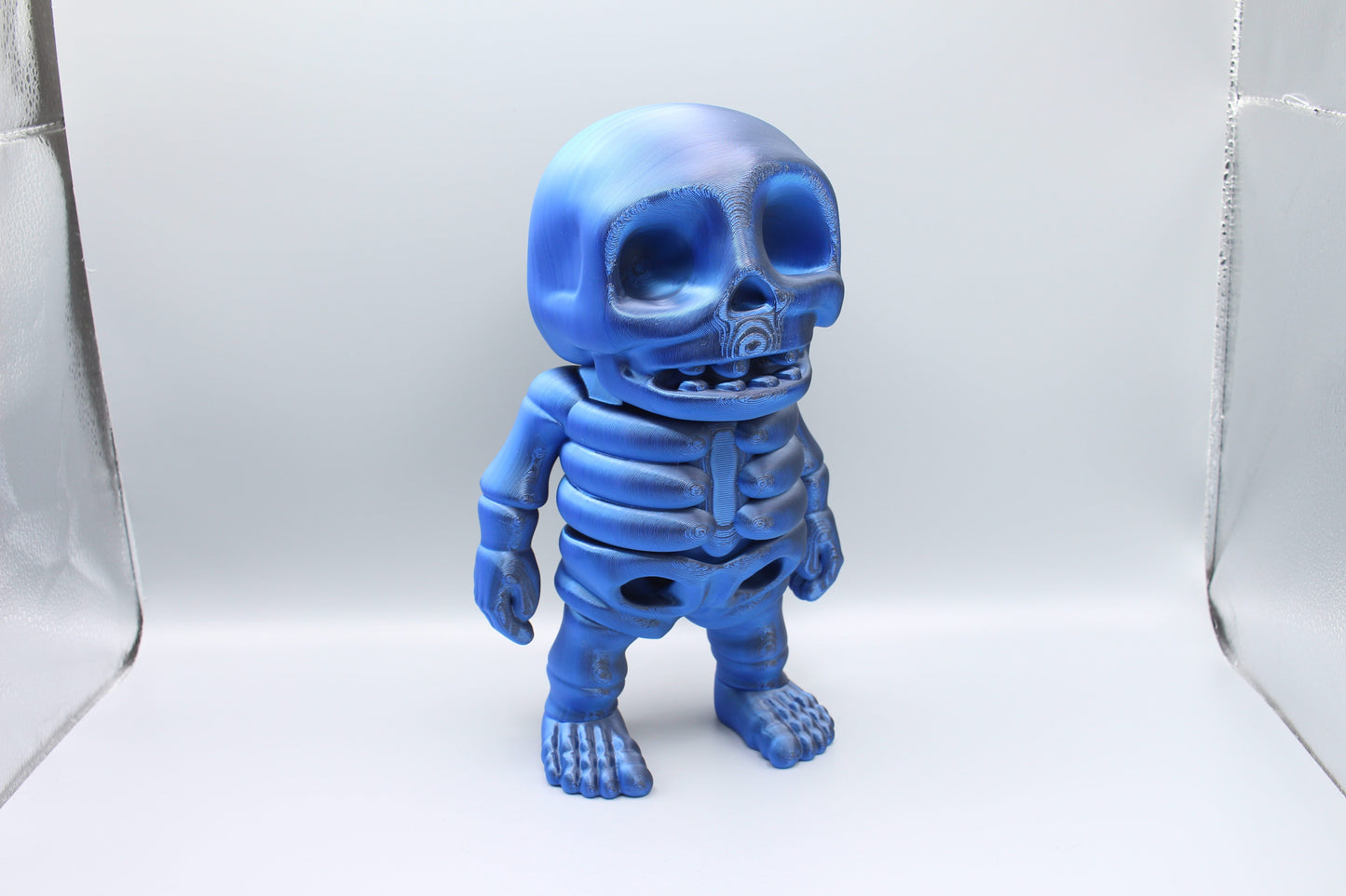 3D Printed Colorful Articulated Skeleton Collectibles