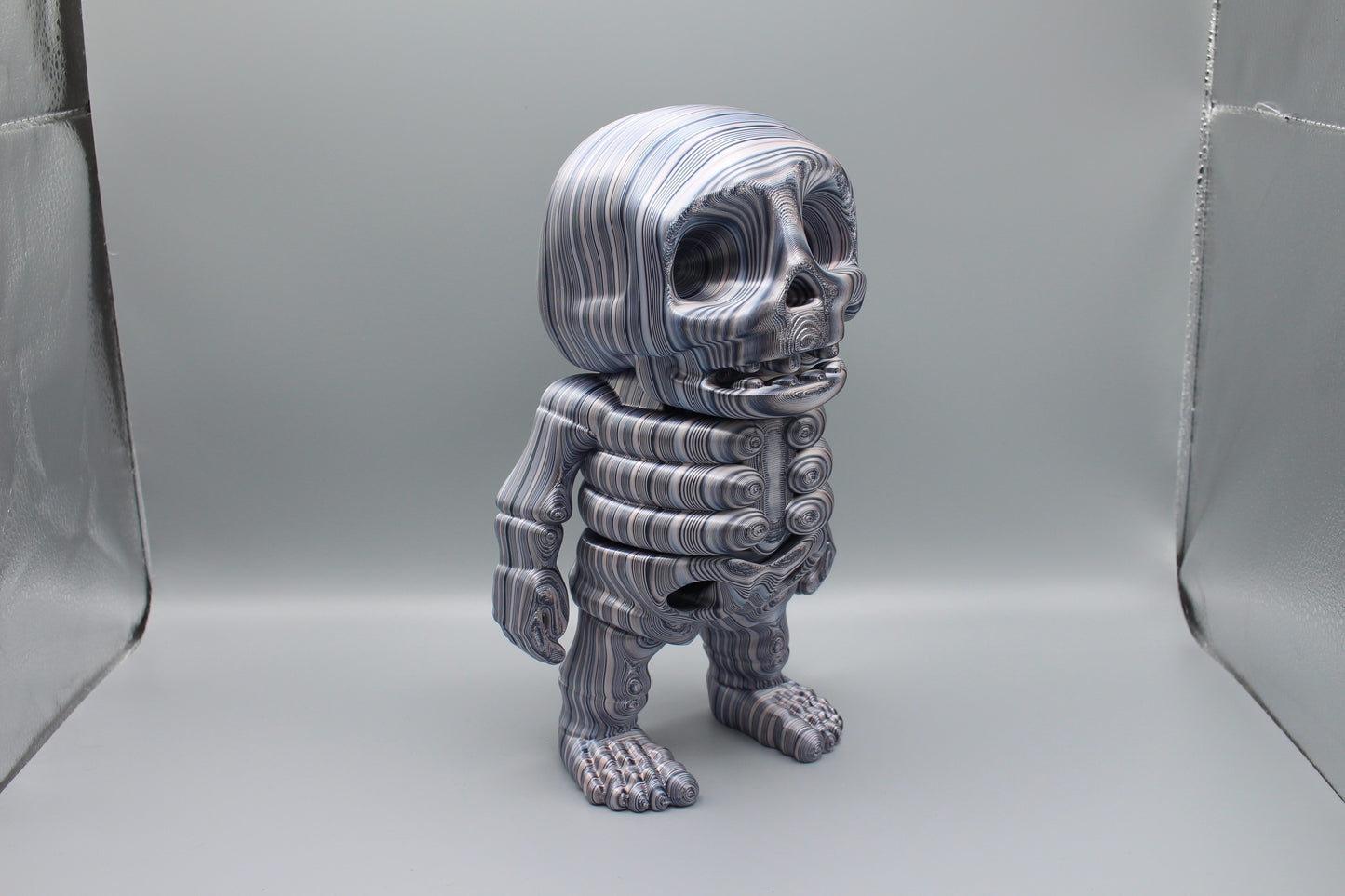 3D Printed Colorful Articulated Skeleton Collectibles