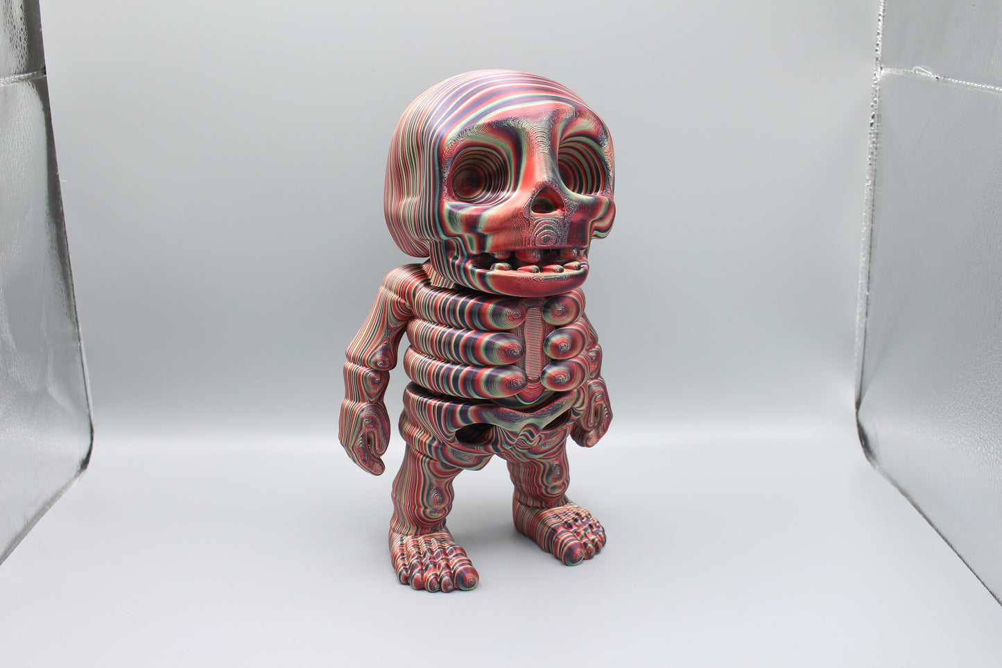 3D Printed Colorful Articulated Skeleton Collectibles