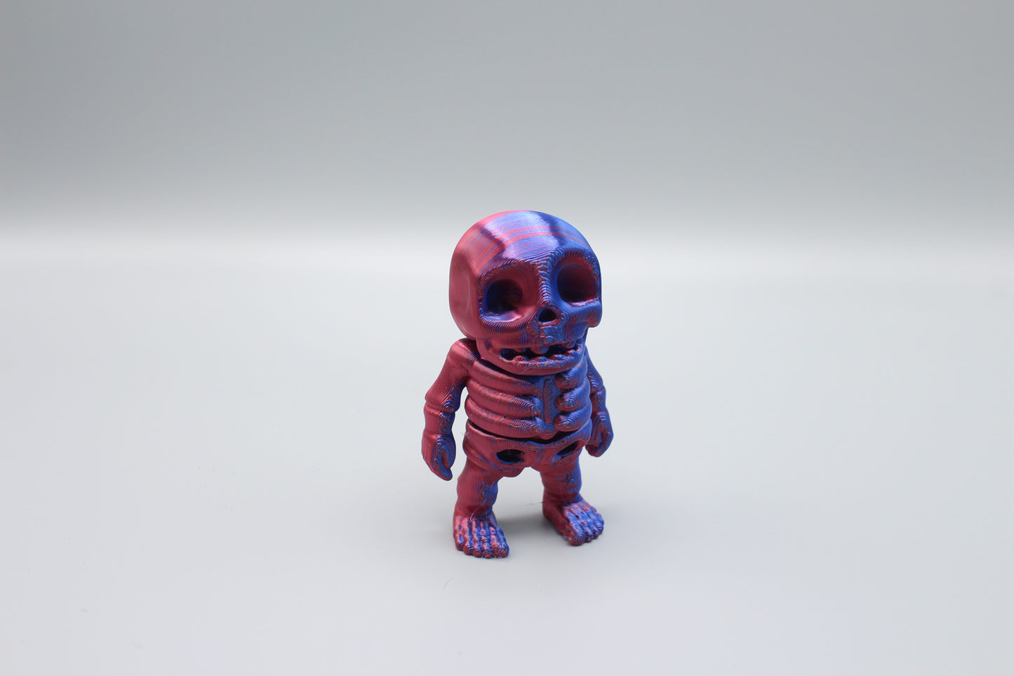 3D Printed Colorful Articulated Skeleton Collectibles