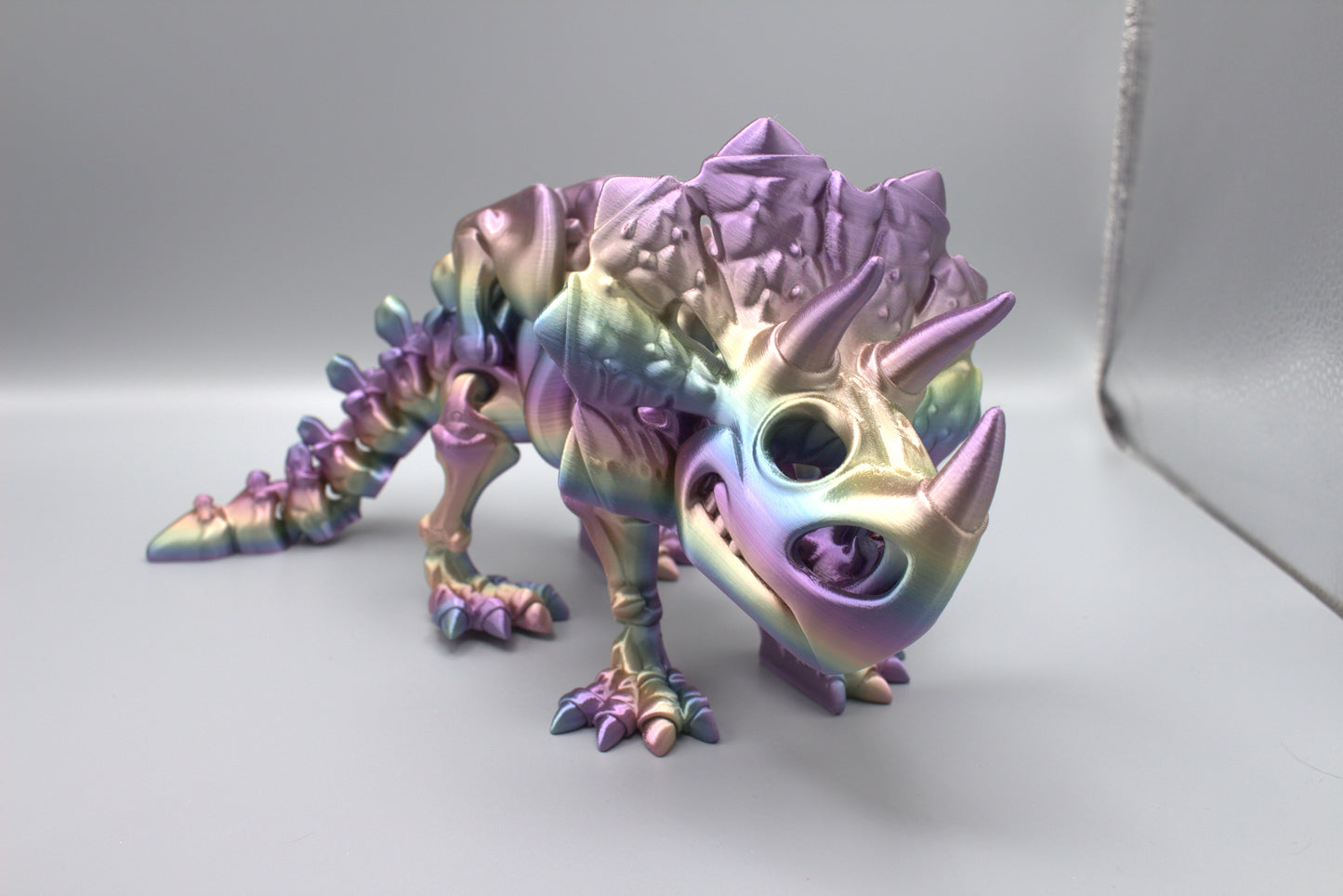 3D Printed Colorful Articulated Skeleton Collectibles